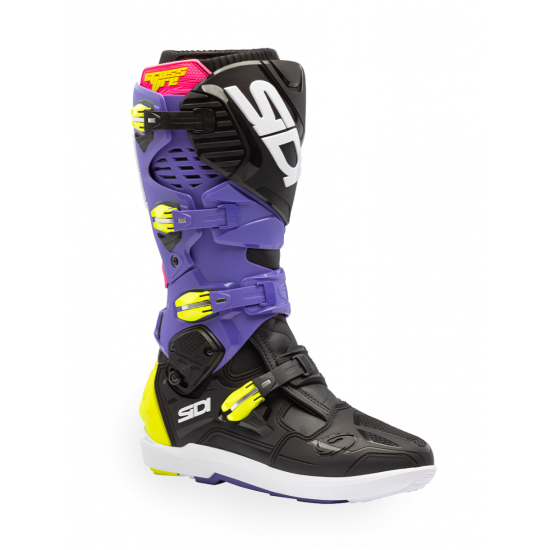 Botas Sidi Botas Sidi Crossfire 3 Srs Violet / Black / Fluo Yellow Botas Sidi Botas Sidi Crossfire 3 Srs Violet / Black / Fluo Yellow