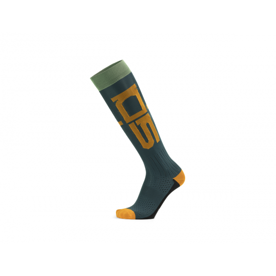 Meias Sidi Off Sprint Green / Orange