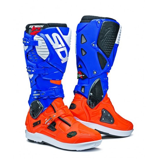 Botas Sidi Crossfire 3 Srs Orange/White/Blue Limited