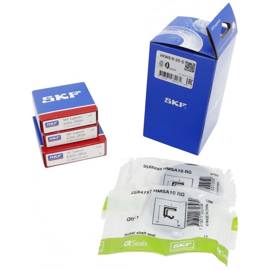 Kit Rolamentos e Retentores Roda de Trás SKF Estrada Suzuki