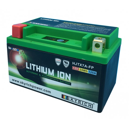 Bateria Lítio Skyrich HJTX7A Compatível com YTX7A-BS|BSLI-03