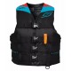 Colete Salva-Vidas Slippery Hydro Nylon Black / Aquamarine