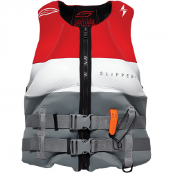 Colete Salva-Vidas Slippery Surge Charcoal / Red