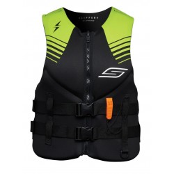 Colete Salva-Vidas Slippery Surge Black / Lime