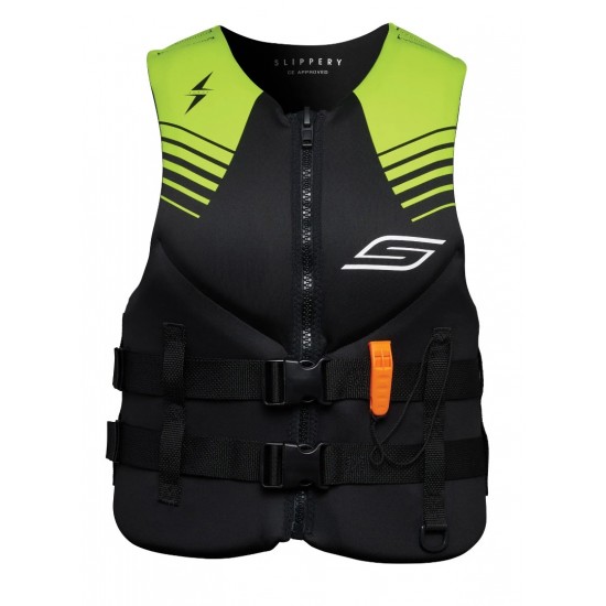 Colete Salva-Vidas Slippery Surge Black / Lime