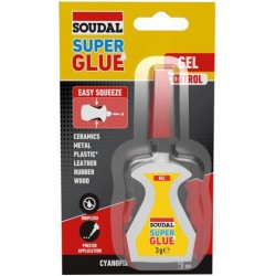 Cola Super Glue Gel 3g Precision SOUDAL