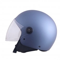 Capacete ADN JET SPRITZ TITANIUM BLUE METAL