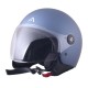Capacete ADN JET SPRITZ TITANIUM BLUE METAL