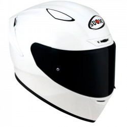 Capacete Suomy Track-1 Plain White
