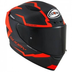 Capacete Suomy Track-1 Reaction Mat Anthracite / Red