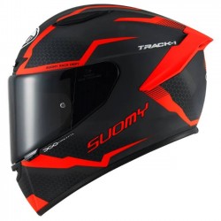Capacete Suomy Track-1 Reaction Mat Anthracite / Red