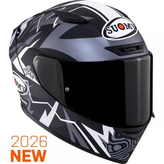 Capacete Suomy Track-1 Sam Lowes Replica 2025 Mat Black