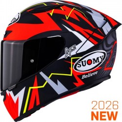 Capacete Suomy Track-1 Sam Lowes Replica 2025 Mat Red