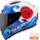 Capacete Suomy Track-1 Waves White