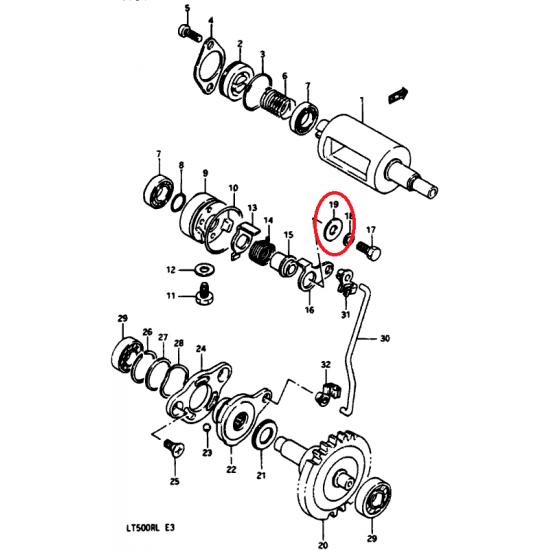 Anilha Valvula de Escape 09160-05043 Original Suzuki Lt 500