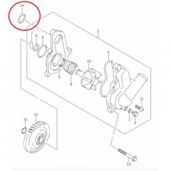 O-Ring / Junta Tórica 09280-22001 Bomba Agua Suzuki Ltr 450