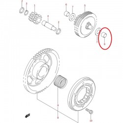 Casquilho Embreagem Motor Arranque 12618-31G00 Original Suzuki Ltz 400 K9