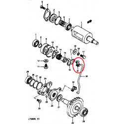 Casquilho Valvula Escape 12686-01B00 Original Suzuki Lt 500