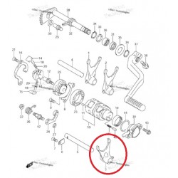 Garfo Caixa de Velocidades Original 25231-45G00 Suzuki Ltr 450