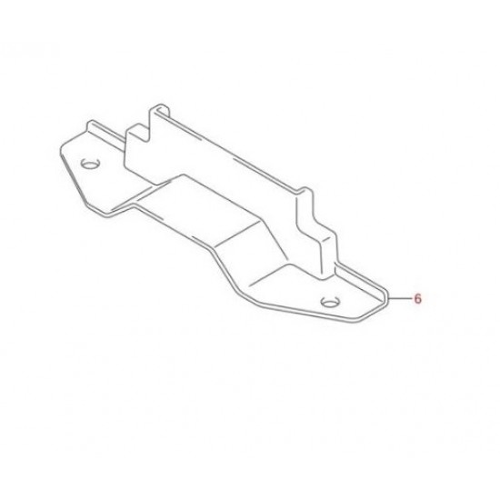 Plástico de Suporte para Stop Traseiro / Farolim Suzuki Ltr 450