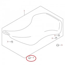 Sinobloco Banco Original 45141-07G00 Suzuki Ltz 400