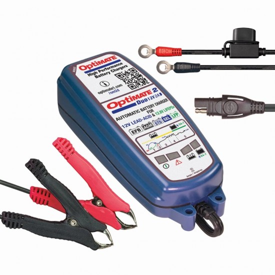 Carregador Baterias Optimate 2 Duo