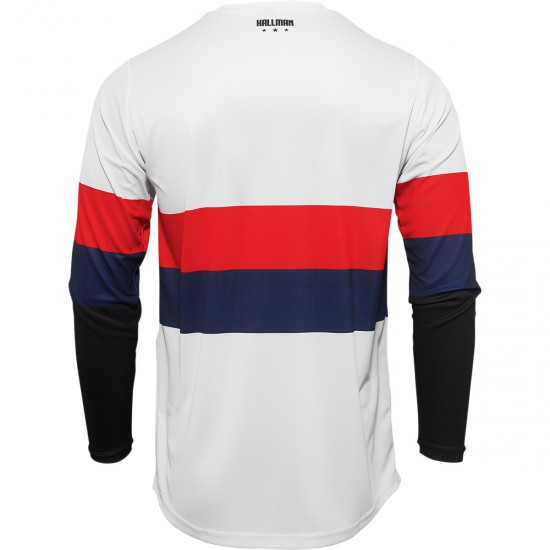 Camisola Thor Hallman Draft White / Red / Navy