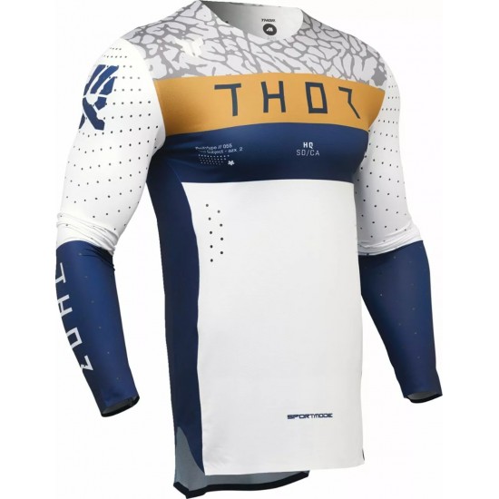 Camisola Thor Sportmode Bravo White / Navy / Gold / Silver Camisola Thor Sportmode Bravo White / Navy / Gold / Silver