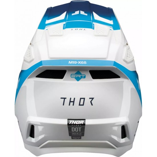 Capacete Thor Fleet Storm White / Navy