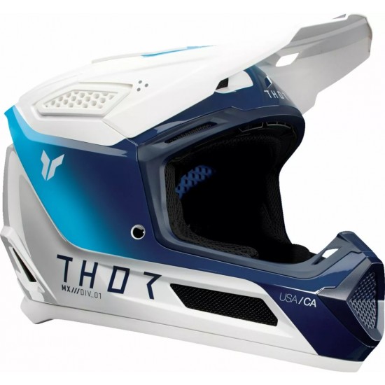 Capacete Thor Fleet Storm White / Navy
