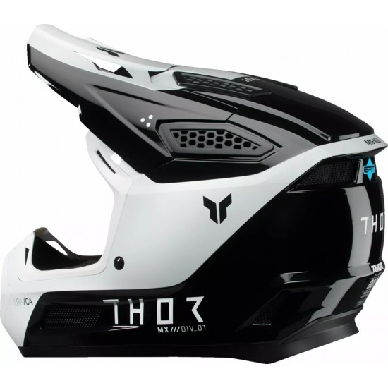 Capacete Thor Fleet Storm White / Black