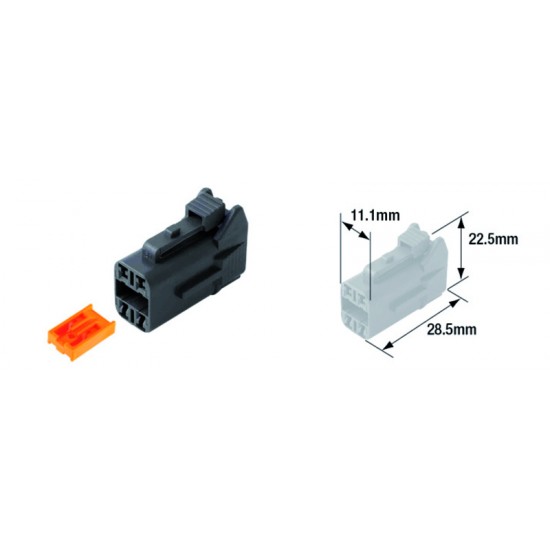 Conectores Elétricos Waterprof 4 Terminais Macho Tipo 060 (FRM) Conectores Elétricos Waterprof 4 Terminais Macho Tipo 060 (FRM)