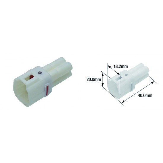 Conectores Elétricos 4 Terminais Fêmea (3 Unidades)