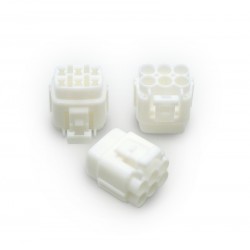 Conectores Elétricos 6 Terminais Macho (3 Unidades)