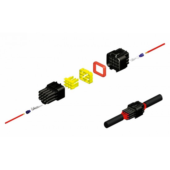 Kit de Conectores completo FRKW 6 polos - 5 kits tipo 090