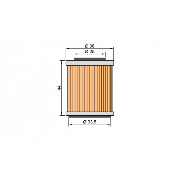 Filtro Oleo Twin Air Yamaha Warrior 350  