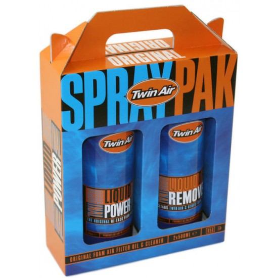 Kit Spray Oleo De Filtro Ar + Spray Limpeza Twin Air