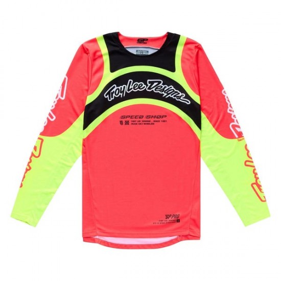 Camisola Troy Lee Designs GP Pro Swerve Infra Red / Yellow
