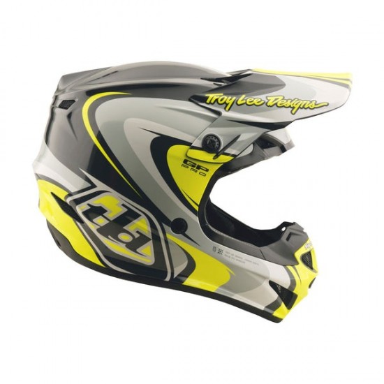 Capacete Troy Lee Designs Gp Pro Crossover Grey / Yellow