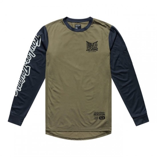 Camisola Troy Lee Designs Ruckus Offroad Barz Army / Carbon