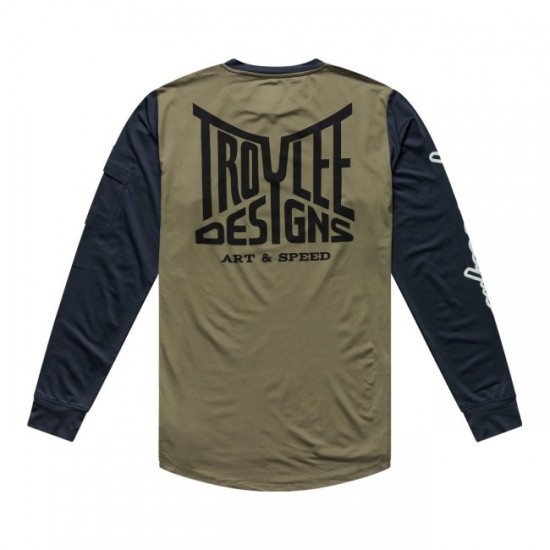 Camisola Troy Lee Designs Ruckus Offroad Barz Army / Carbon
