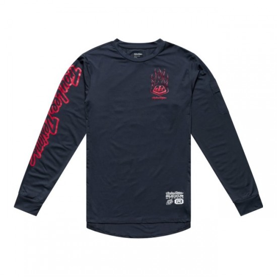 Camisola Troy Lee Designs Ruckus Offroad Flamz Carbon