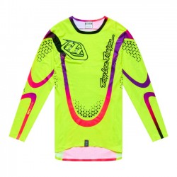 Camisola Troy Lee Designs SE Ultra Aura Flo Yellow