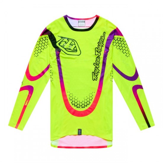 Camisola Troy Lee Designs SE Ultra Aura Flo Yellow