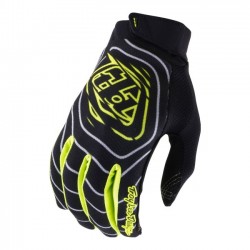 Luvas Troy Lee Designs GP Pro Stagger Gunmetal / Neo Yellow