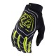 Luvas Troy Lee Designs GP Pro Stagger Gunmetal / Neo Yellow