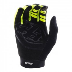 Luvas Troy Lee Designs GP Pro Stagger Gunmetal / Neo Yellow