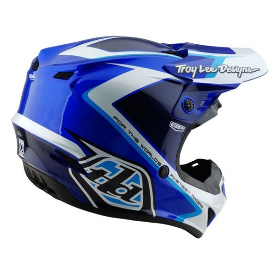 Capacete Troy Lee Designs GP Shutter Blue / White