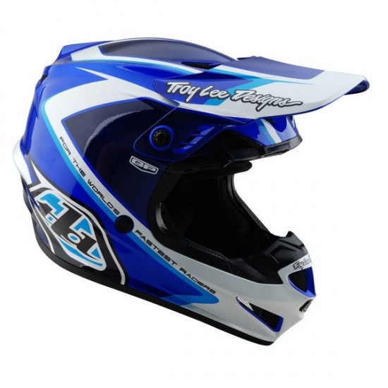 Capacete Troy Lee Designs GP Shutter Blue / White