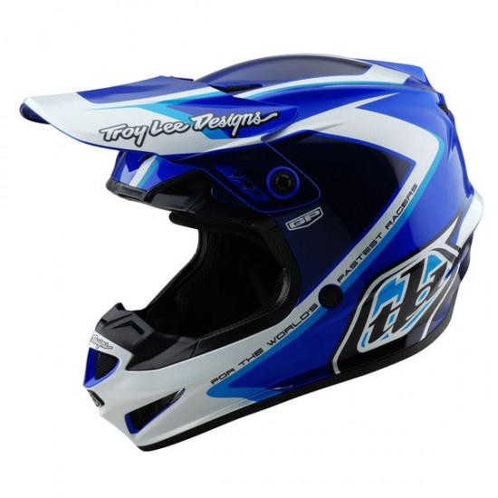 Capacete Troy Lee Designs GP Shutter Blue / White
